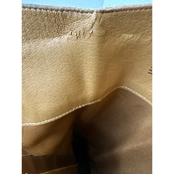 Matisse Militia 7.5 Brown Leather Knee High Boots Buckle Accent *see notes/pics - Picture 8 of 9